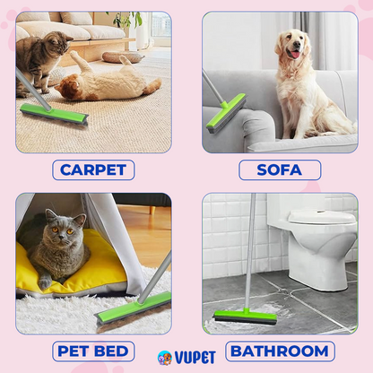 Vupet™ Pet Hair Rubber Broom
