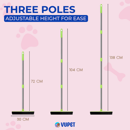 Vupet™ Pet Hair Rubber Broom